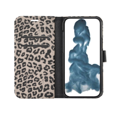 Leopard Pattern Horizontal Flip Leather Phone Case, For iPhone 14 Pro Max, For iPhone 14 Pro, For iPhone 14 Plus, For iPhone 14