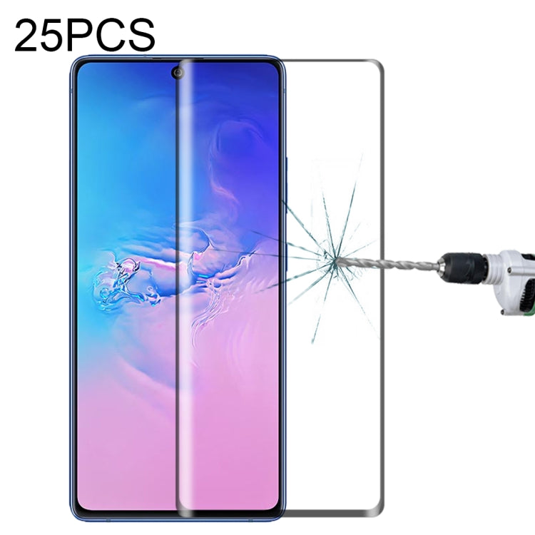 25 PCS 3D Curved Edge Full Screen Tempered Glass Film, For Samsung Galaxy S10 Lite, For Samsung Galaxy S20, For Samsung Galaxy S20+, For Samsung Galaxy S20 Ultra