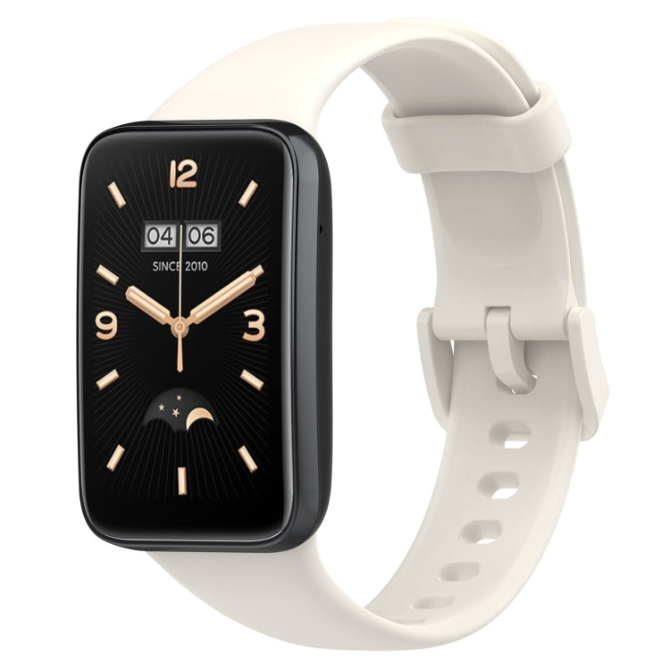 For Xiaomi Mi Band 7 Pro Solid Color Silicone Watch Band