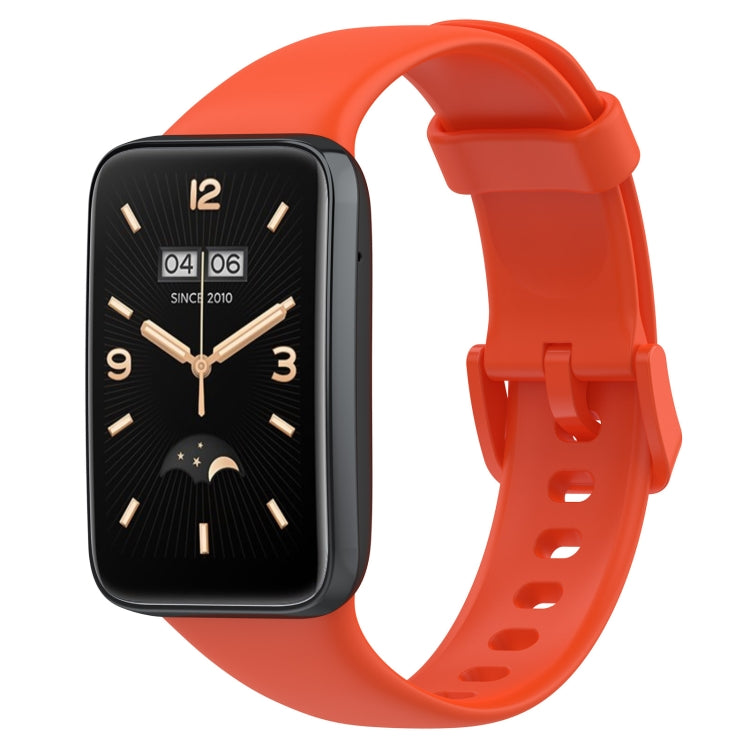 For Xiaomi Mi Band 7 Pro Solid Color Silicone Watch Band