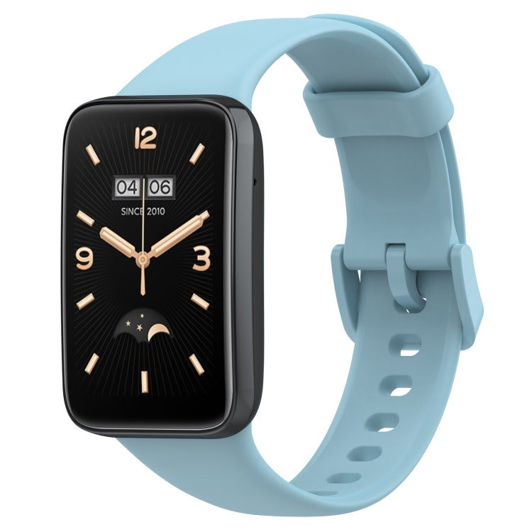 For Xiaomi Mi Band 7 Pro Solid Color Silicone Watch Band