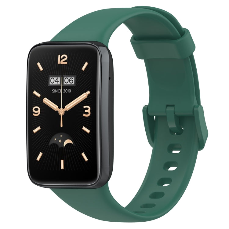 For Xiaomi Mi Band 7 Pro Solid Color Silicone Watch Band