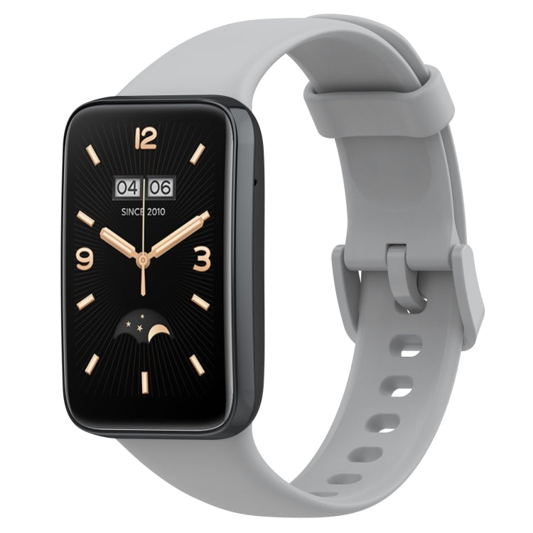 For Xiaomi Mi Band 7 Pro Solid Color Silicone Watch Band