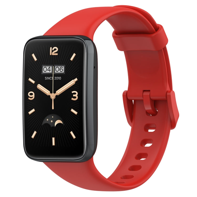 For Xiaomi Mi Band 7 Pro Solid Color Silicone Watch Band