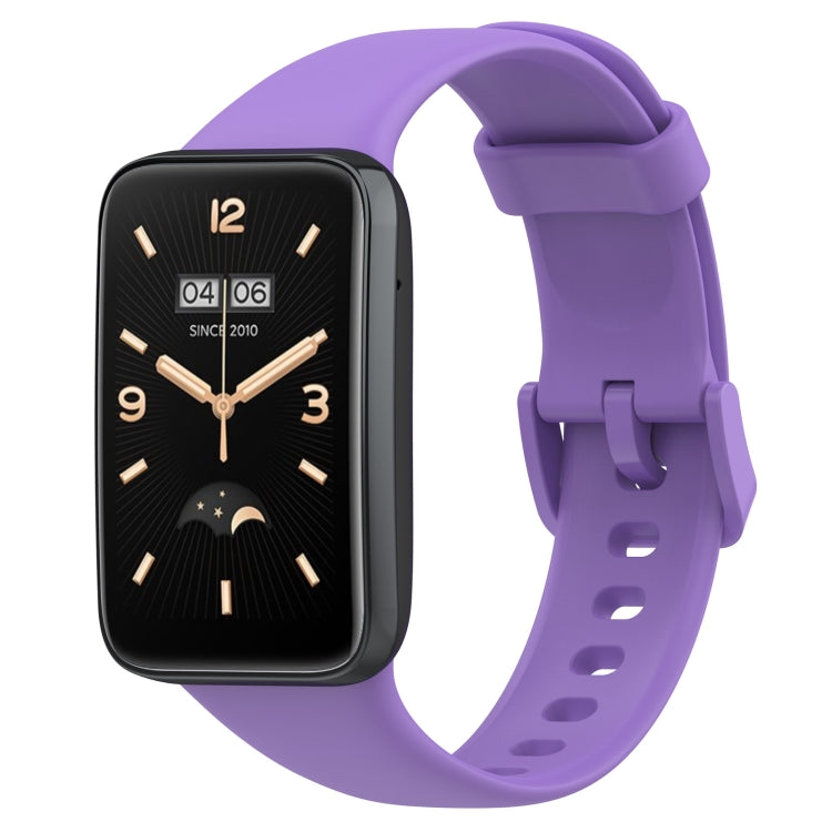 For Xiaomi Mi Band 7 Pro Solid Color Silicone Watch Band