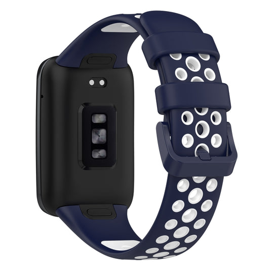For Xiaomi Mi Band 7 Pro Two-Color Breathable Silicone Watch Band