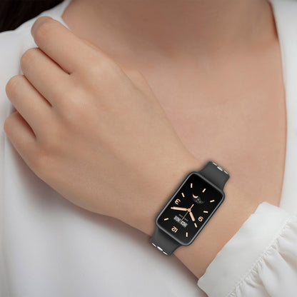 For Xiaomi Mi Band 7 Pro Two-Color Breathable Silicone Watch Band