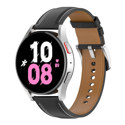 Premium Leather Watch Band, For Samsung Galaxy Watch 5 40mm, For Samsung Galaxy Watch 5 44mm, For Samsung Galaxy Watch 5 Pro 45mm