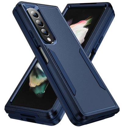 PC + TPU Shockproof All Inclusive Phone Case with Holder, For Samsung Galaxy Z Fold4