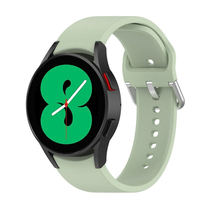Official Silicone Silver Round Buckle Watch Band, For Samsung Galaxy Watch 5 44mm