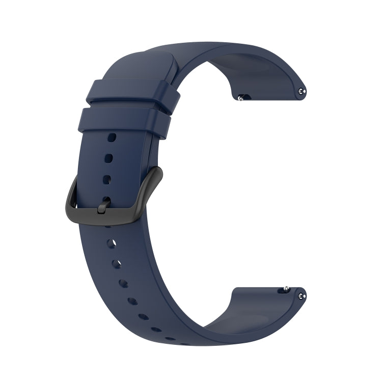 20mm Round Tail Silicone Watch Band, For Samsung Galaxy Watch 5 40mm, For Samsung Galaxy Watch 5 44mm, For Samsung Galaxy Watch 5 Pro 45mm