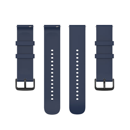 20mm Round Tail Silicone Watch Band, For Samsung Galaxy Watch 5 40mm, For Samsung Galaxy Watch 5 44mm, For Samsung Galaxy Watch 5 Pro 45mm
