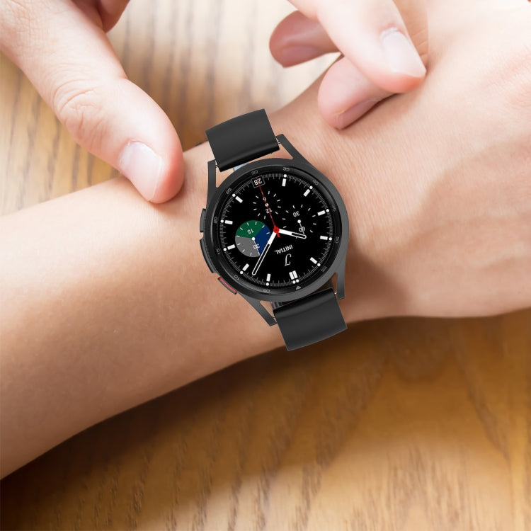 20mm Round Tail Silicone Watch Band, For Samsung Galaxy Watch 5 40mm, For Samsung Galaxy Watch 5 44mm, For Samsung Galaxy Watch 5 Pro 45mm