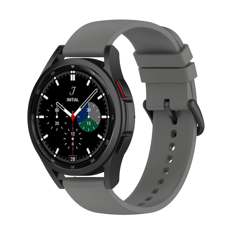 20mm Round Tail Silicone Watch Band, For Samsung Galaxy Watch 5 40mm, For Samsung Galaxy Watch 5 44mm, For Samsung Galaxy Watch 5 Pro 45mm