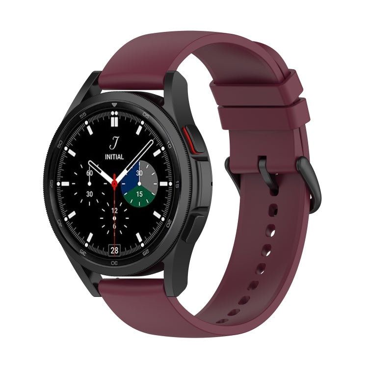 20mm Round Tail Silicone Watch Band, For Samsung Galaxy Watch 5 40mm, For Samsung Galaxy Watch 5 44mm, For Samsung Galaxy Watch 5 Pro 45mm