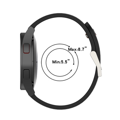 20mm Colorful Hole Silicone Watch Band, For Samsung Galaxy Watch 5 40mm, For Samsung Galaxy Watch 5 44mm, For Samsung Galaxy Watch 5 Pro 45mm