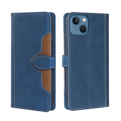Skin Feel Magnetic Buckle Leather Phone Case, For iPhone 14, For iPhone 14 Plus, For iPhone 14 Pro, For iPhone 14 Pro Max