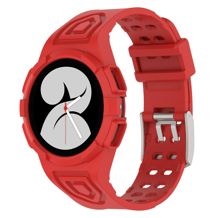 Silicone Integrated Watch Band, For Samsung Galaxy Watch5 40mm, For Samsung Galaxy Watch5 44mm, For Samsung Galaxy Watch5 Pro 45mm