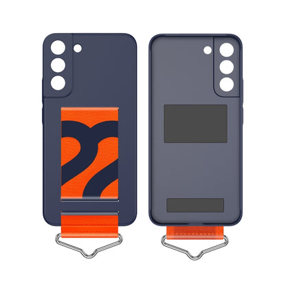 Slim Wrist Strap Bracket PC Phone Case, For Samsung Galaxy S22 5G, For Samsung Galaxy S22+ 5G, For Samsung Galaxy S22 Ultra 5G