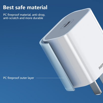 REMAX RP-U79 Speed Series 20W USB-C/Type-C Multi-Compatible Fast Charger, CN Plug, EU Plug, UK Plug