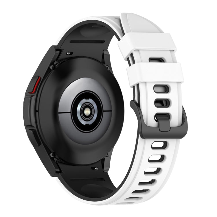 Two-color Silicone Strap Watch Band, For Samsung Galaxy Watch5 Pro 45mm/5 44mm/5 40mm