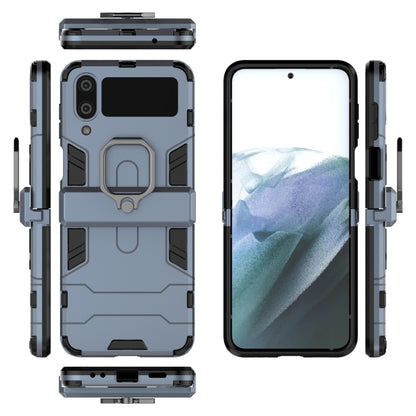 PC + TPU Shockproof Protective Phone Case with Magnetic Ring Holder, For Samsung Galaxy Z Flip4
