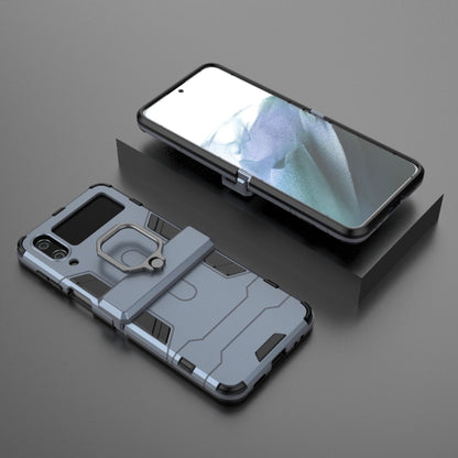 PC + TPU Shockproof Protective Phone Case with Magnetic Ring Holder, For Samsung Galaxy Z Flip4