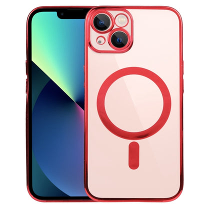 MagSafe Electroplating Straight TPU Phone Case, For iPhone 14, For iPhone 14 Plus, For iPhone 14 Pro, For iPhone 14 Pro Max, For iPhone 13