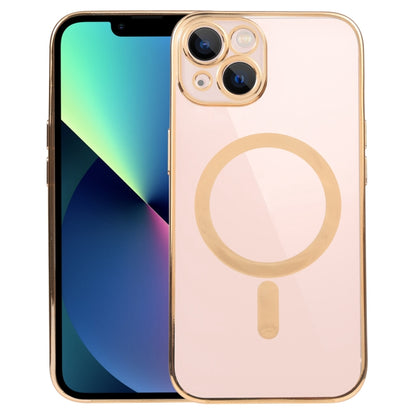 MagSafe Electroplating Straight TPU Phone Case, For iPhone 14, For iPhone 14 Plus, For iPhone 14 Pro, For iPhone 14 Pro Max, For iPhone 13