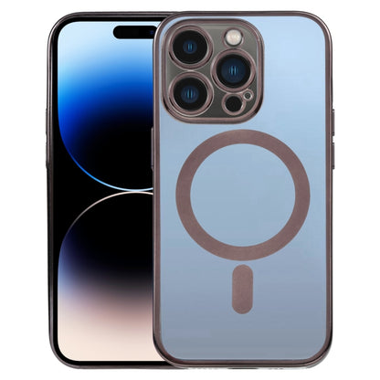 MagSafe Electroplating Straight TPU Phone Case, For iPhone 14, For iPhone 14 Plus, For iPhone 14 Pro, For iPhone 14 Pro Max, For iPhone 13