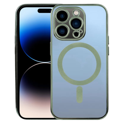 MagSafe Electroplating Straight TPU Phone Case, For iPhone 14, For iPhone 14 Plus, For iPhone 14 Pro, For iPhone 14 Pro Max, For iPhone 13