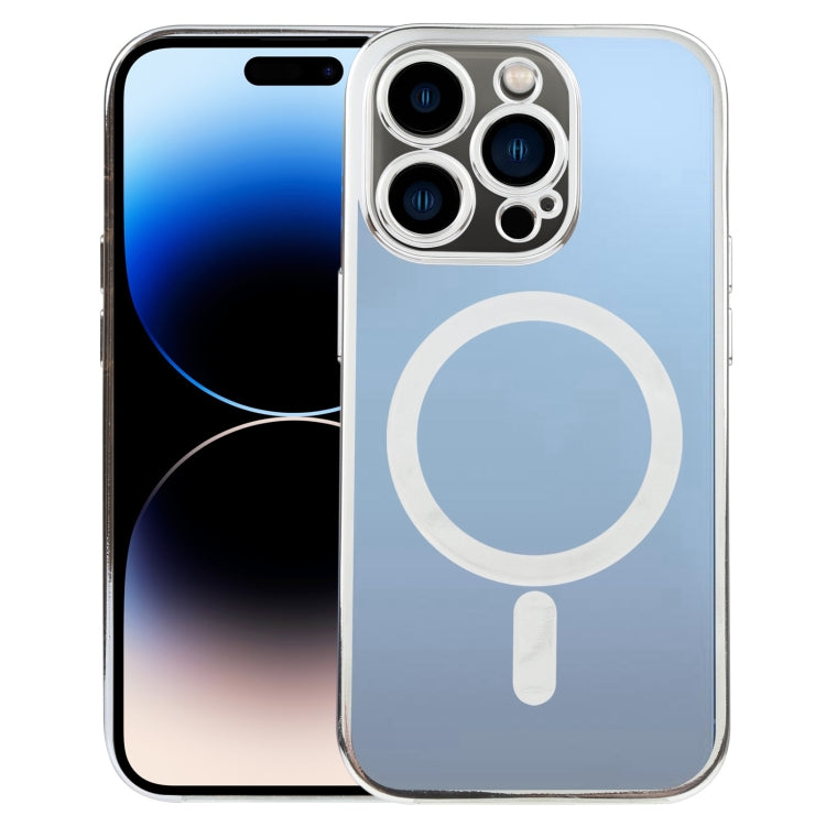 MagSafe Electroplating Straight TPU Phone Case, For iPhone 14, For iPhone 14 Plus, For iPhone 14 Pro, For iPhone 14 Pro Max, For iPhone 13