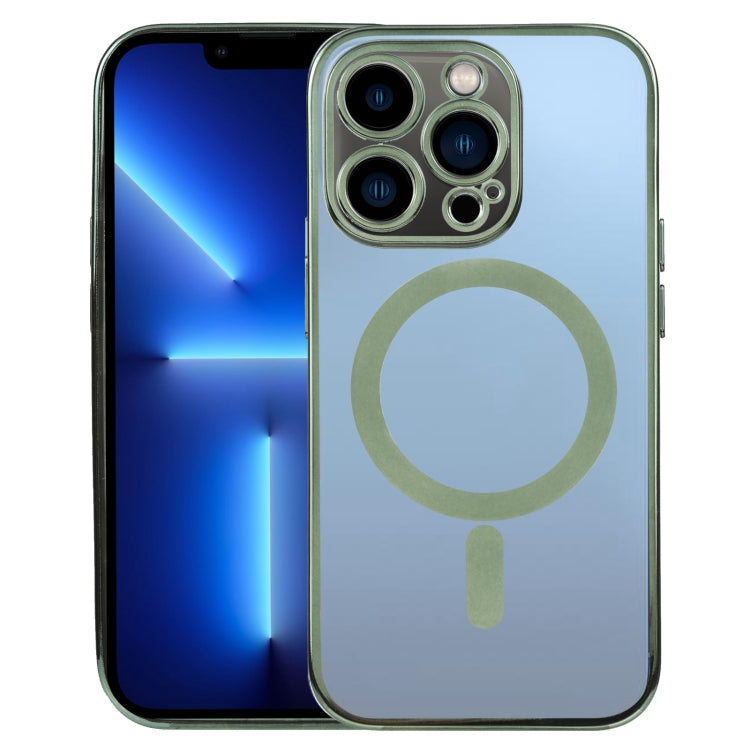 MagSafe Electroplating Straight TPU Phone Case, For iPhone 13 Pro, For iPhone 13 Pro Max, For iPhone 12, For iPhone 12 Pro, For iPhone 12 Pro Max