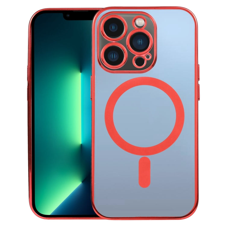 MagSafe Electroplating Straight TPU Phone Case, For iPhone 13 Pro, For iPhone 13 Pro Max, For iPhone 12, For iPhone 12 Pro, For iPhone 12 Pro Max