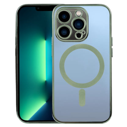 MagSafe Electroplating Straight TPU Phone Case, For iPhone 13 Pro, For iPhone 13 Pro Max, For iPhone 12, For iPhone 12 Pro, For iPhone 12 Pro Max