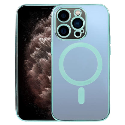 MagSafe Electroplating Straight TPU Phone Case, For iPhone 11, For iPhone 11 Pro, For iPhone 11 Pro Max