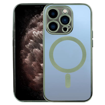 MagSafe Electroplating Straight TPU Phone Case, For iPhone 11, For iPhone 11 Pro, For iPhone 11 Pro Max