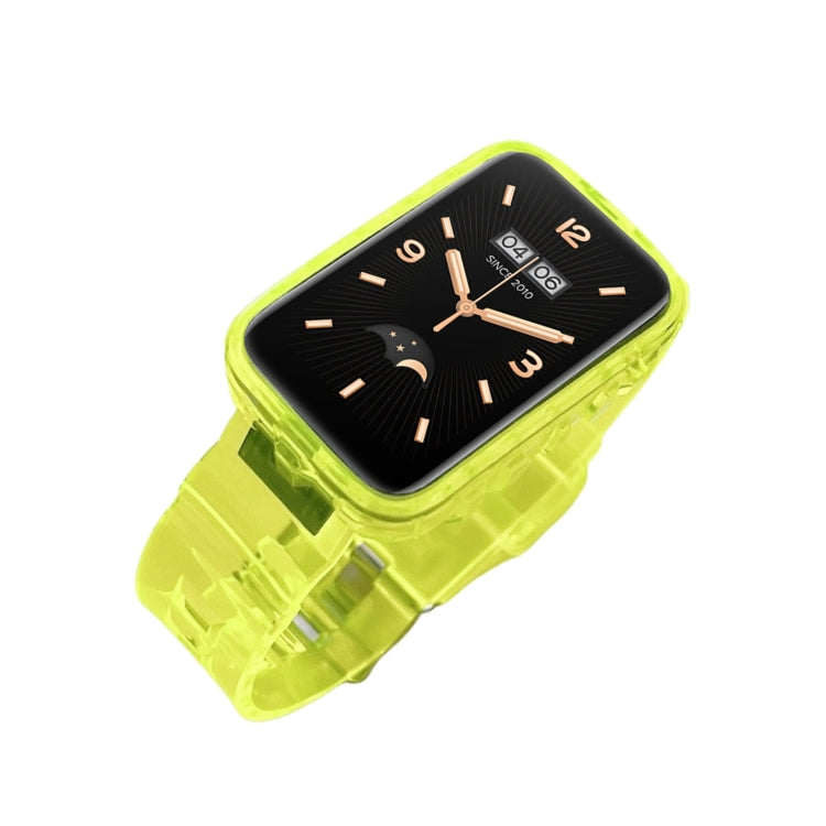 Integrated Transparent Silicone Watch Band, For Xiaomi Mi Band 7 Pro