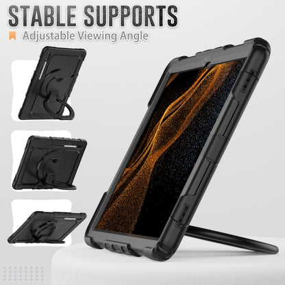 Bracelet Holder Silicone + PC Tablet Case, For Samsung Galaxy Tab S8 Ultra, For Samsung Galaxy Tab S8 / S7, For Samsung Galaxy Tab S8+ / S7+