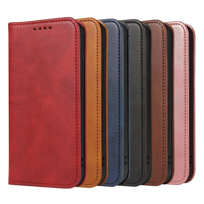 Calf Texture Magnetic Flip Leather Phone Case, For Samsung Galaxy A03s, For Samsung Galaxy A13 5G, For Samsung Galaxy A22 5G, For Samsung Galaxy A33 5G, For Samsung Galaxy A82 5G, For Samsung Galaxy S22 5G, For Samsung Galaxy S22+ 5G                   ...