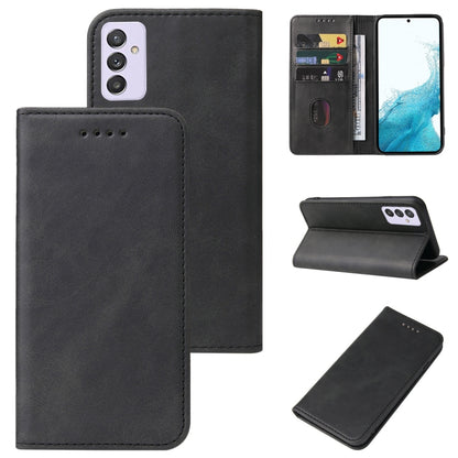 Calf Texture Magnetic Flip Leather Phone Case, For Samsung Galaxy A03s, For Samsung Galaxy A13 5G, For Samsung Galaxy A22 5G, For Samsung Galaxy A33 5G, For Samsung Galaxy A82 5G, For Samsung Galaxy S22 5G, For Samsung Galaxy S22+ 5G                   ...