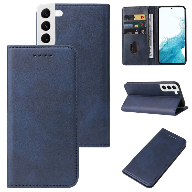 Calf Texture Magnetic Flip Leather Phone Case, For Samsung Galaxy A03s, For Samsung Galaxy A13 5G, For Samsung Galaxy A22 5G, For Samsung Galaxy A33 5G, For Samsung Galaxy A82 5G, For Samsung Galaxy S22 5G, For Samsung Galaxy S22+ 5G                   ...