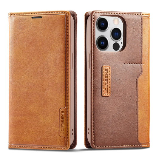 LC.IMEEKE LC-001 Color Matching Frosted Leather Phone Case, For iPhone 14, For iPhone 14 Plus, For iPhone 14 Pro, For iPhone 14 Pro Max