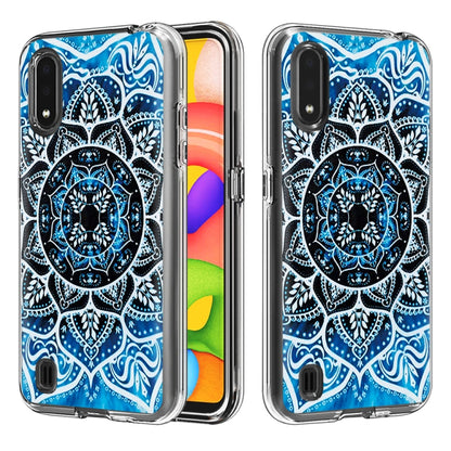 2 In 1 PC + TPU Card Pattern Transparent Protective Case, For Galaxy A01, For Galaxy A21, For Galaxy S20, For Galaxy S20+, For Galaxy S20 Ultra
