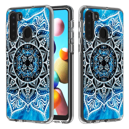 2 In 1 PC + TPU Card Pattern Transparent Protective Case, For Galaxy A01, For Galaxy A21, For Galaxy S20, For Galaxy S20+, For Galaxy S20 Ultra