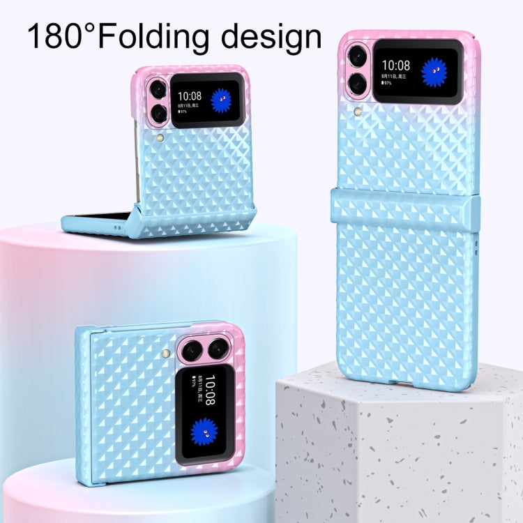 Rainbow Gradient Hinge Shockproof Phone Case, For Samsung Galaxy Z Flip4