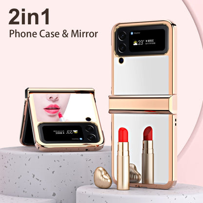 Electroplating Mirror Hinge Phone Case, For Samsung Galaxy Z Flip4