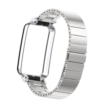 Bamboo Joint Metal Case Watch Band, For Xiaomi Mi Band 7 Pro