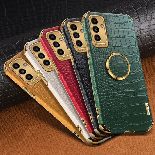 6D Electroplating Crocodile Texture Phone Case, For Samsung Galaxy A13 5G, For Samsung Galaxy A23 5G, For Samsung Galaxy A53, For Samsung Galaxy M52 5G, For Samsung Galaxy S22 Ultra 5G