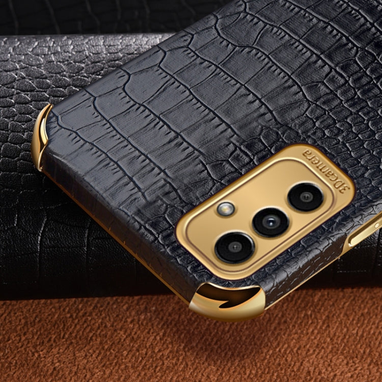 6D Electroplating Crocodile Texture Phone Case, For Samsung Galaxy A13 5G, For Samsung Galaxy A23 5G, For Samsung Galaxy A53, For Samsung Galaxy M52 5G, For Samsung Galaxy S22 Ultra 5G